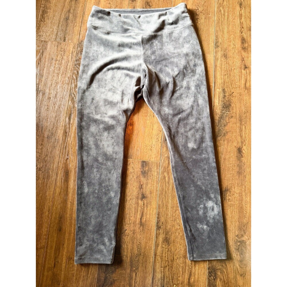 Pure Jill J. Jill Gray Velour Leggings Velvet Small Comfortable Stylish RN 97641